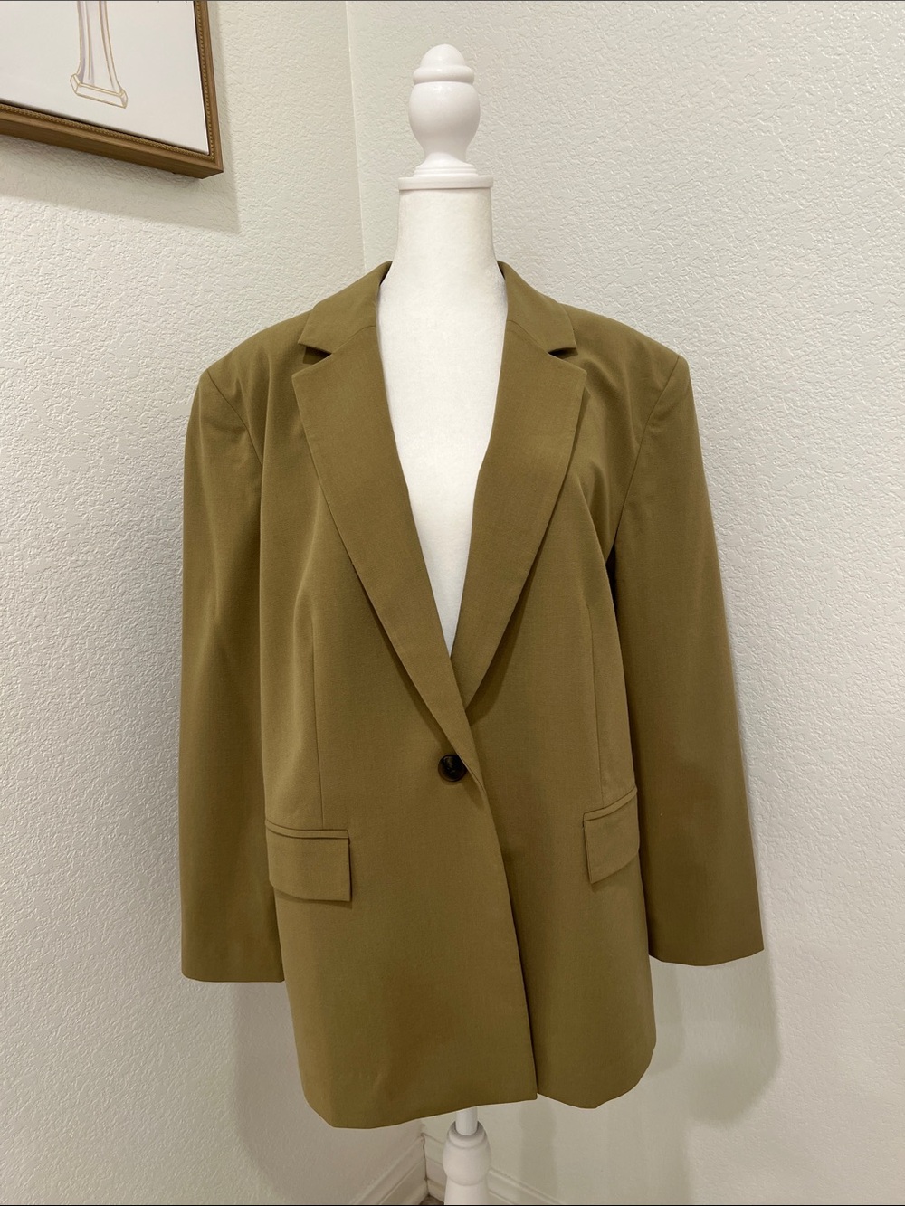 ⭐️Open Edit Relaxed Fit Blazer in Olive Green